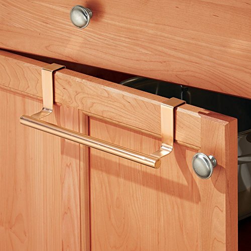 Interdesign 29540EU Forma Hakenleiste für Geschirrhandtücher zum Hängen über den Schrank, 23 cm, kupfer - 4