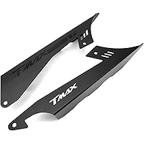 Copricinghia Decorativo Per Yamaha TMAX 530/560 - Protezione In Alluminio CNC, Nero - Foto 6