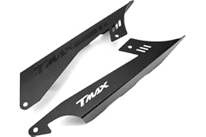 CCYYMOWOK Accesorios de Motocicleta para Yamaha TMAX560 TMAX 560 Tech MAX 2020 2021 2022 Protector de cinturón Decorativo (Negro)