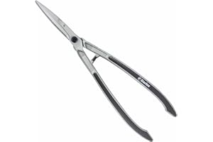 Darlac Lightweight Shear 8” – Extra Long Razor Sharp Blades for Greater Cut Capacity – Long Handles For Extra Reach Ideal For Grass & Hedge Trimming & Topiary – Lightweight SK5 High Carbon Steel Blade
