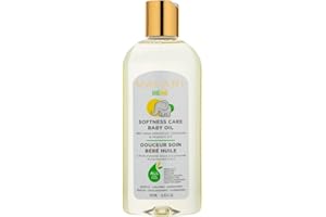 Makari Softness Care Huile Pour Bébé À L'Amande Douce, À La Camomille Et Aux Vitamines C Et E, Hypoallergénique Et Sans Paraben, Formulée Pour Les Peaux Sensibles Et Délicates Des Nourrisson