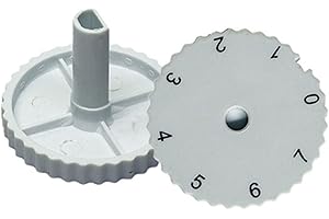 HMHAMA Interruttore di temperatura 2PCS per frigorifero Controllo della temperatura a 7 posizioni Interruttore manopola di ricambio Parti di riparazione compatibili per Haier Hisense