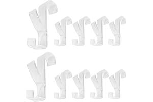 KingYH 10 Pezzi Gancio per Radiatore in Plastica Ganci per Termoarredo Bagno Appendini per Termoarredo Adatto a Tutti I Termoarredo Standard Ganci per Asciugamani Gancio Scaldasalviette