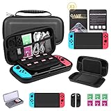 [Contendio] 1 x funda de transporte +3 x Protectores de pantalla transparentes +1 funda Skin de silicona + 1 estucha para la tarjeta de juego.