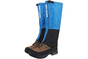 HIDEWALKER Polainas Impermeables Transpirables Y Antipicaduras para Esquí Acampada Caza Senderismo Y Escalada Montaña Polainas