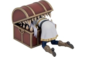 YLEAFUN Frieren Figur Anime Statue Schatztruhe Monster Frieren Actionfigur 10cm Charakter Modell Sammlerstücke Heim Dekoration