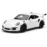 Welly 43746 2016 Porsche 911 GT3 RS &Ccedil;ek Bırak Metal Beyaz Model Araba 1:34&ndash;1:39