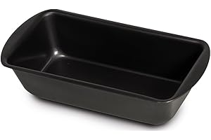 Guardini, Gardenia, Molde para Plumcake, 21x10cm. Material: Acero con Revestimiento Antiadherente, Color Negro.