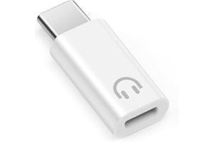 BORLTER CLAMP Adattatore da Lightning a USB C per cuffie supporta il controllo della linea, adattatore audio da Lightning a USB-C compatibile con iPhone serie 16/15, iPad e altre porte audio di tipo C