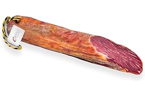 Medio Lomo de Cebo Ibérico 50% Raza Ibérica Certificado - Elaboración Tradicional - Curación Natural - Entre 500 y 650 g - Apto para celíacos - EIbérico