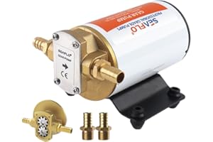 SEAFLO - Bomba impulsora de 12 V para lubricantes diésel, maquinaria, combustible, escavenga, transferencia de aceite