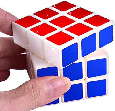 FC MXBB 3x3 PVC Stikcer Smooth Speed Puzzle Magic Cube -Twist Brain Teasers IQ Moncare Toys for kids 2.24"