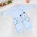 Tonsee Baby Kids Boy Girl Infant Romper Jumpsuit Bodysuit Cotton Clothes Outfit (Age:0-3Months, Blue)