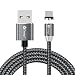 Produktbild SKITCH 3-Pack 1M geflochtene magnetische Ladekabel, drehen rund Micro USB Magnet Adapter Micro USB 2.0 A Stecker auf Micro B Ladekabel mit LED-Anzeige (nicht für Data Sync)
