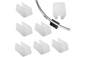 HJYZY 14mm Chair Foot Cap Plastic Post End Insert for Chair/Desk/Tube Protector White（Fit Furniture Leg Dia 13-15mm）15 pcs