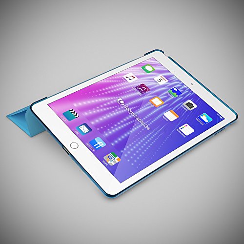 Apple iPad Air 1 Hülle Smart-Case von NICA, Ultra-Slim Cover Dünne Tablet Schutzhülle, Kunst-leder Hardcase Multi-Ständer Tasche, Display-Schutz & Backcover Flip-Case Klapphülle Sleeve – Blau - 8