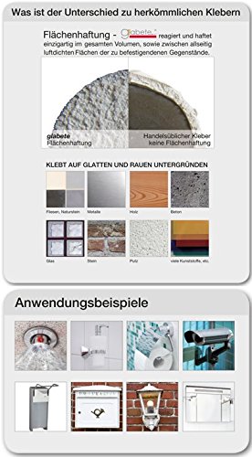 Lagerdeal.de GL0014 L Klebt wie gedübelt – glabete V13 Kleber mit Reinigungsset - 3