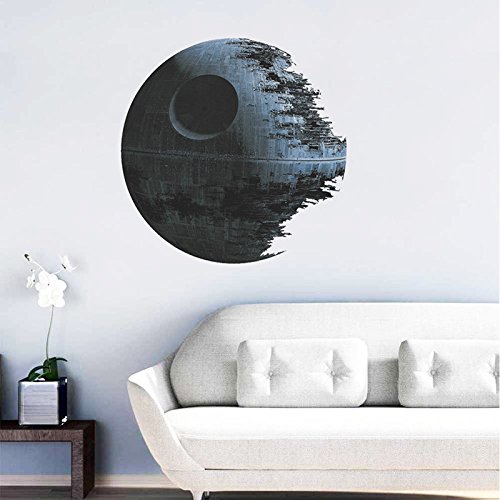 kreative Death Star, star wars,Wandaufkleber,Wandtattoo, PVC-Wandaufkleber ,Wohnzimmer-Dekoration - 2