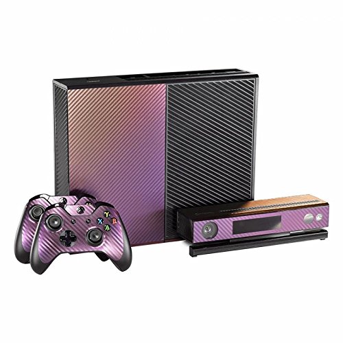 Preisvergleich Produktbild eXtremeRate Aufkleber für Microsoft Xbox One Konsolensteuerung, Violett / goldfarben