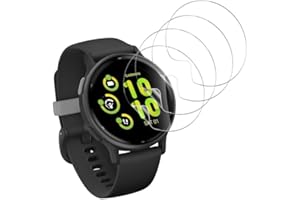 Banuyaw für Garmin Vivoactive 5 Schutzfolie Soft TPU Folie Garmin Vivoactive 5 Panzerfolie, Bläschenfrei Displayschutzfolie Garmin Vivoactive 5 Schutzglas Ultra HD Glasfolie, 4 Stück