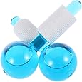 SUPVOX 2 pz globi di ghiaccio globi magici sfera di rullo facciale pelle fredda strumenti di massaggio del viso per mal di testa viso e collo