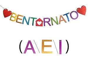 JENICH Striscione Bentornato a Casa Festone Bentornato Welcome Home Banner Ghirlanda Bandiera Bentornato Bentornata Bentornati Bentornato Addobbi Decorazione per Feste Famiglia