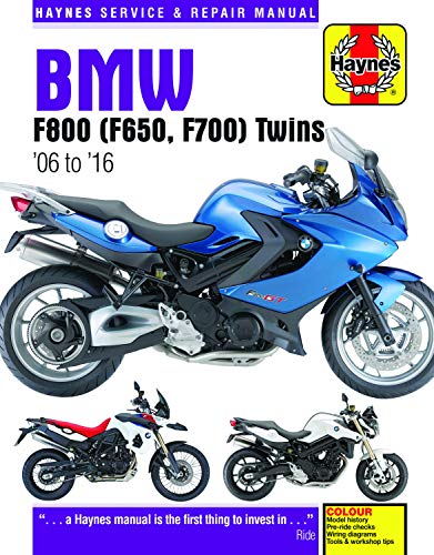 Haynes BMW F800 (F650, F700) Twins '06 to '16 Service and Repair Manual livre