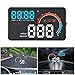 Produktbild Sguan-wu 4inch Farbbildschirm GPS OBD2 Auto HUD Head Up Display Projektor Geschwindigkeitswarnung - Schwarz