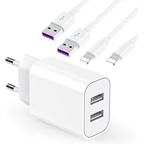 Chargeur Rapide iPhone 【Certifié MFi Apple】 Chargeur USB et 2 ...