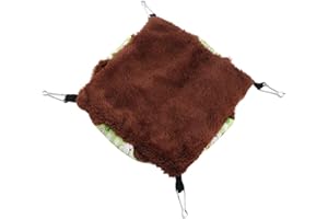 NOBRAND Hamac de Rongeur Petit Animal Grotte Maison hamac Petit Animal Maison pour Animaux de Compagnie Jouet nid de Sommeil pour Rat Hamster Chinchillas et écureuils(20 * 20)