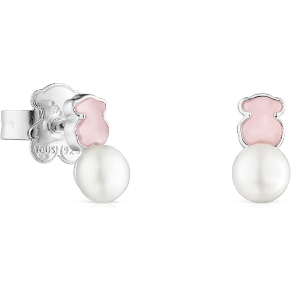 Orecchini a orsetto in oro 14 kt e perla coltivata Sweet Dolls | TOUS