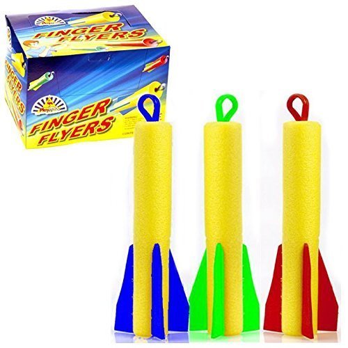 Finger Flyer Raketen, 12 enthalten