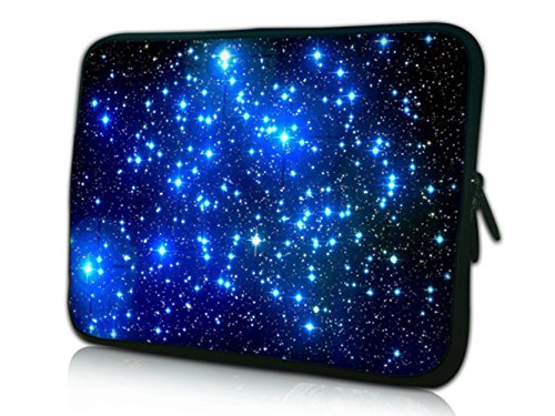 Sidorenko Schutzhülle für Größe 36 cm - 26,5 cm Laptops ( 14 - 14,2 Zoll, MacBook Air, Macbook Pro Retina Display ) neopren Sternenhimmel / Sterne / Hülle / Laptop-Tasche / MacBook Tasche / Computer-Tasche / Netbook Tasche / Aktentasche / Ultrabook Tasche / Taschen-Abdeckung / Überzug