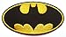 Price comparison product image Embroidered Batman Badge Iron or Sew On Fancy Dress 9.5 cm