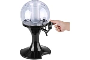 HAKEETA Dispenser per torri di birra da 3,5 litri, distributore di bevande sferiche per spremute di vino chiaro con tubo di ghiaccio rimovibile per bar, party, ristorante, KTV, ristorante barbecue