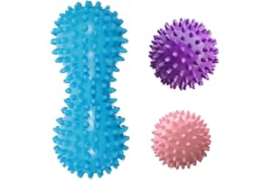 LUSACY Palla massaggiante gli sport, Palla Massaggio Da Riccio Palla, Palla da massaggio a riccio, Massaggio Piedi Palline a Riccio Palline