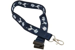 ‎TOTTENHAM HOTSPUR Schlüsselband mit „Tottenham Hotspur F.C.“-Aufdruck Offizieller Merchandising-Artikel.