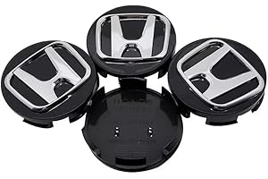 GNOXI 4 pièces Auto Cache Moyeux, pour Honda Civic XRV Lingpai CRV Binzhi 69MM Centre Roue Badge décoration Accessoires,A