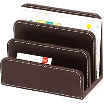 Via Monte Briefhalter In Grau - 3 Fächer Lederoptik