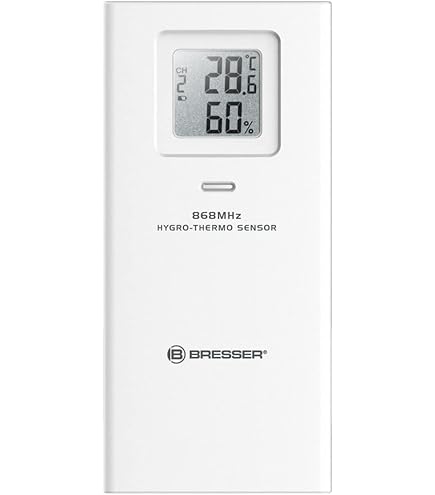 Bresser 5-in-1 multi draadloze sensor voor weercentrum 7002510/7002511/7002512/7002513 vanaf LOT-nummer 1156743 en voor het weercentrum 7002580 (alle LOT-nummers) wit