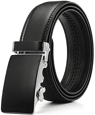 Xhtang Ceinture pour Homme en Cuir avec Boucle Automatique S