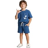 Erkek &Ccedil;ocuk Takım Havlu Kumaş Oversize T-shirt &amp; Şort &ndash; &Ccedil;apa Takım 7-12 Yaş