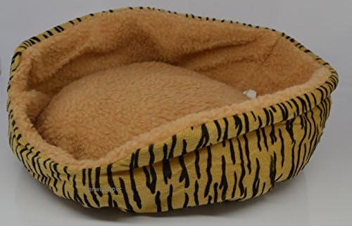 Small Bed ideal for Puppies or Kittens 40 x 36 x 8cm Tiger style