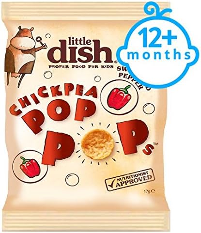 Little Dish Red Pepper Chickpea Pop Pops 17G