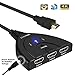 Produktbild HDMI Switch, Balhvit® HDMI Verteiler, 4K HDMI Switch Unterstützen 4K 3D Full HD 1080P, Vergoldet 3 In 1 Out HDMI Umschalter Switcher Für HDTV, Blu-Ray, Cable Box, PS3 PS4 PS4 Pro, Xbox 360 One etc  