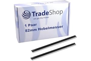 Trade-Shop Felisatti TP282 - 2 coltelli reversibili, 82 mm, HSS compatibili con Makita 1900 1923 1923BD 1923H 1902 FB0800, 2 pialla elettrica