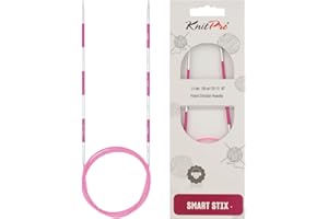 KnitPro Épingles à tricoter circulaires Rose 100 cm x 2,5 mm