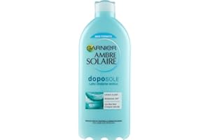 Garnier Ambre Solaire Doposole, Latte Idratante Lenitivo, Arricchito con Aloe Vera, Maxi formato, 400 ml