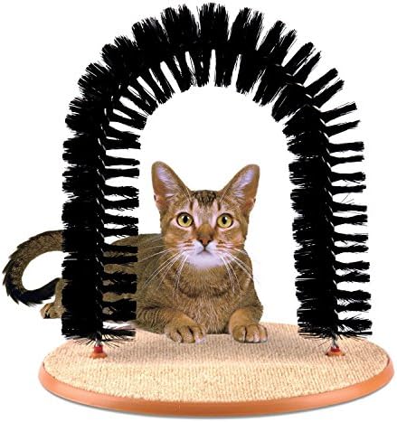 Prime Paws Amazing Arch - All In One Cat Groomer Massager & Scratcher