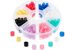 OLYCRAFT 160pcs Anneaux Code Couleur Dentaire Anneaux Code Dentaire Multicolores Anneaux Code D'Instruments Médicaux pour Marques D'Identification D'Instrument Orthodontique D'Hôpital Médical